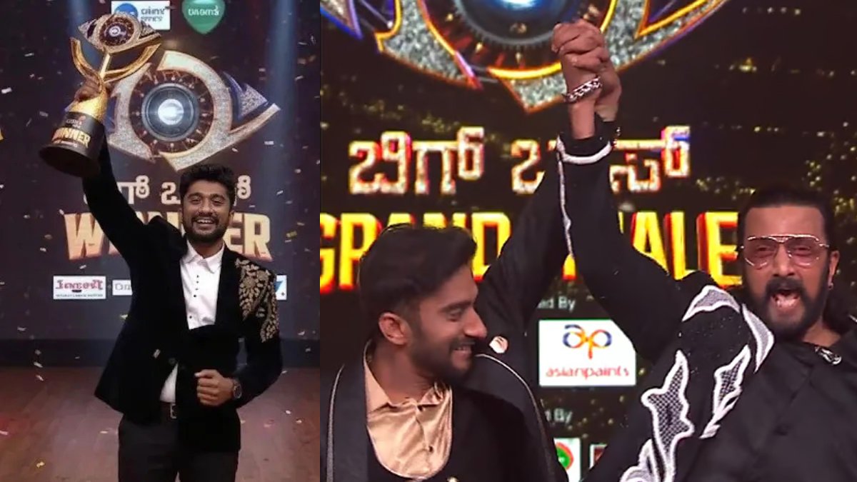 ಬಿಗ್ ಬಾಸ್ ಕನ್ನಡ 12: ಗಿಲ್ಲಿ ನಟ ಮುಡಿಗೆ ವಿಜಯದ ಪಟ್ಟ; ರಕ್ಷಿತಾ ಶೆಟ್ಟಿ ರನ್ನರ್ ಅಪ್!