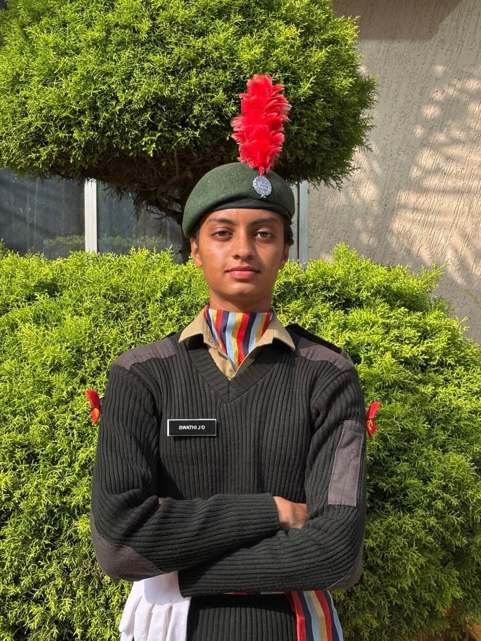 ಗಣರಾಜ್ಯೋತ್ಸವ ಪಥಸಂಚಲನಕ್ಕೆ ನಾಪೋಕ್ಲುವಿನ ಸ್ವಾತಿ ಆಯ್ಕೆ