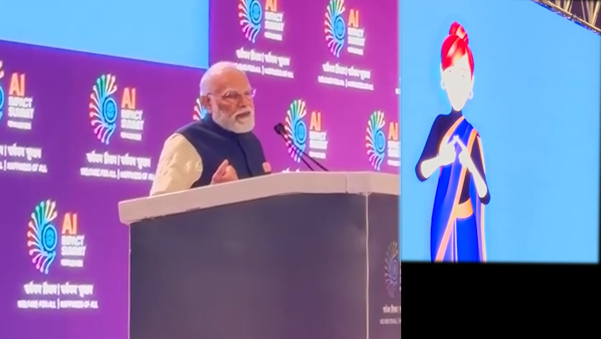 ಎಐ ಇಂಪ್ಯಾಕ್ಟ್ ಶೃಂಗಸಭೆ: ಪ್ರಧಾನಿ ಮೋದಿ ಭಾಷಣಕ್ಕೆ ಎಐ ಮೂಲಕ ನೈಜ ಸಮಯದ ‘ಸನ್ನೆ ಭಾಷೆ’ ಅನುವಾದ!