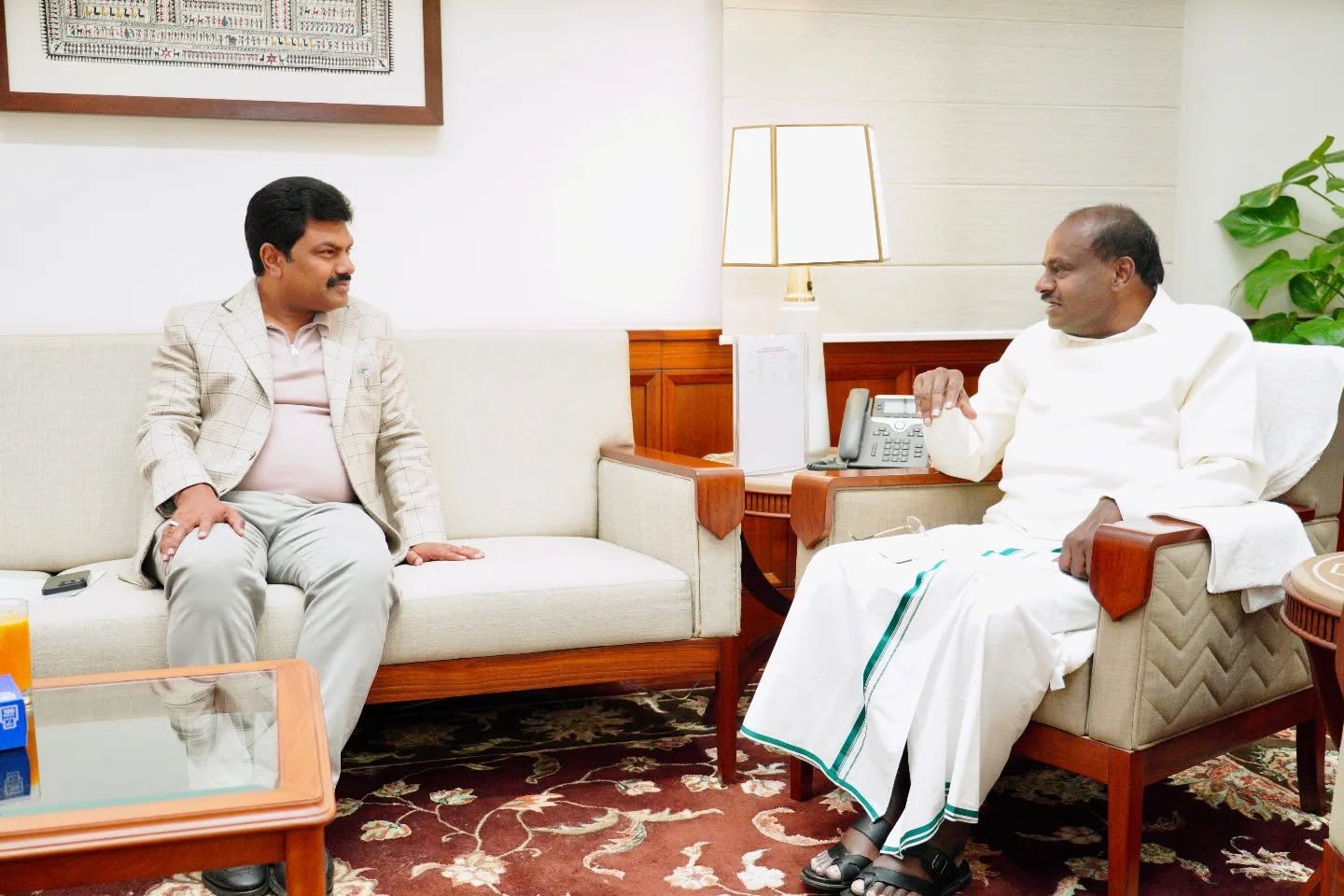 ಭದ್ರಾವತಿ VISL ಪುನಶ್ಚೇತನಕ್ಕೆ ಹೊಸ ಆಶಾದಾಯಕ ಹೆಜ್ಜೆ: ಸಚಿವ ಹೆಚ್.ಡಿ. ಕುಮಾರಸ್ವಾಮಿ ಜೊತೆ ಬಿ.ವೈ. ರಾಘವೇಂದ್ರ ಚರ್ಚೆ