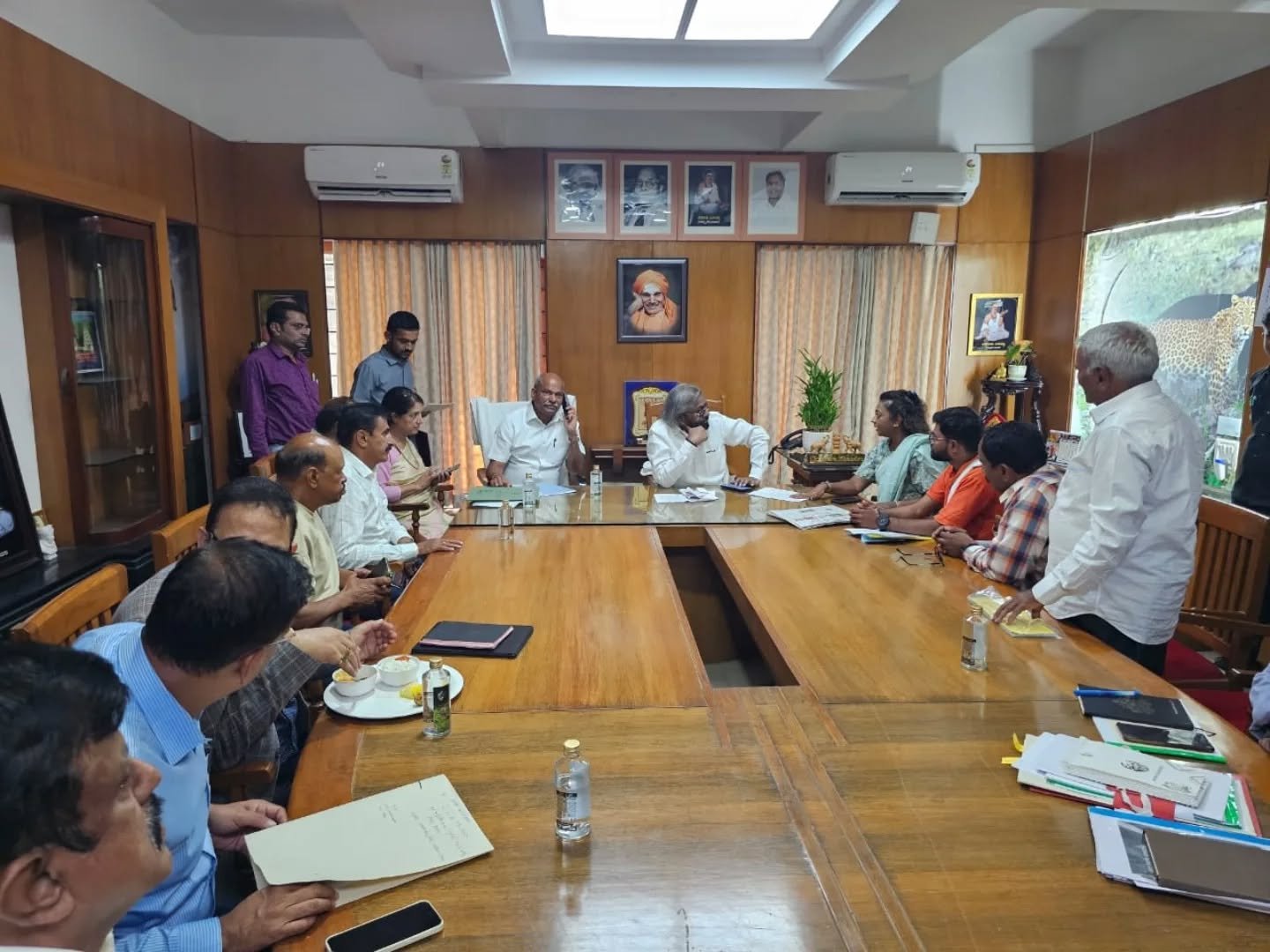 ಮೂಡಿಗೆರೆಯ ಶ್ರೀ ಮಹಾಂತಿ ಮಠದ ಜೀರ್ಣೋದ್ಧಾರಕ್ಕೆ ಬಲ: 1 ಕೋಟಿ ರೂ. ಅನುದಾನಕ್ಕೆ ಸಚಿವ ಈಶ್ವರ್ ಖಂಡ್ರೆ ಶಿಫಾರಸು