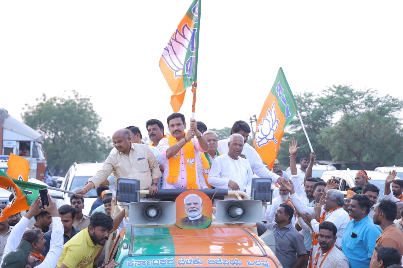 ಬಾಗಲಕೋಟೆಯಲ್ಲಿ ಬಿಜೆಪಿ ಶಕ್ತಿ ಪ್ರದರ್ಶನ: ಬಿ.ವೈ. ವಿಜಯೇಂದ್ರ ನೇತೃತ್ವದಲ್ಲಿ ಬೃಹತ್ ಬೈಕ್ ರ‍್ಯಾಲಿ