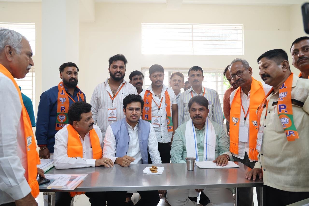 ವಿಜಯನಗರ ಬಿಜೆಪಿ ಪ್ರಶಿಕ್ಷಣ ವರ್ಗ: ಪಕ್ಷದ ಸಂಘಟನೆ ಹಾಗೂ ಸಿದ್ಧಾಂತದ ಕುರಿತು ತೇಜಸ್ವಿ ಸೂರ್ಯ ಭಾಷಣ