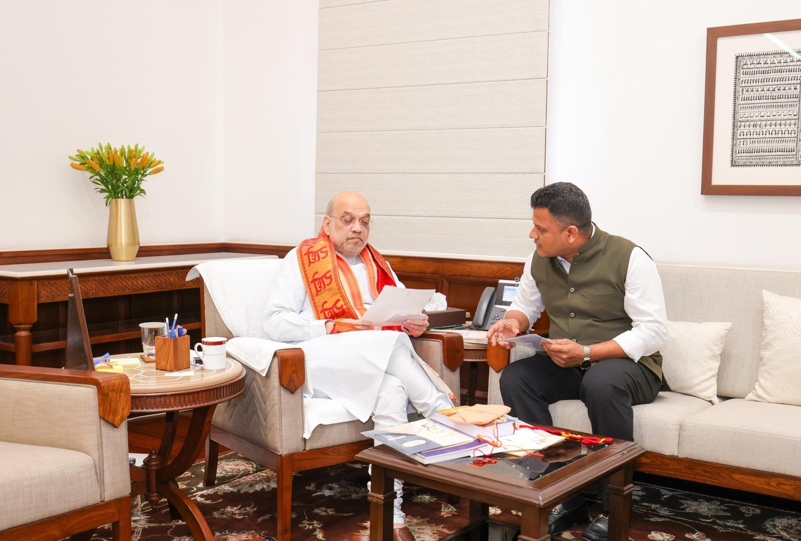 ನವದೆಹಲಿ: ಕೇಂದ್ರ ಗೃಹ ಸಚಿವ ಅಮಿತ್ ಶಾ ಅವರನ್ನು ಭೇಟಿ ಮಾಡಿದ ಸಂಸದ ಕ್ಯಾಪ್ಟನ್ ಬ್ರಿಜೇಶ್ ಚೌಟ – ದಕ್ಷಿಣ ಕನ್ನಡದ ಅಭಿವೃದ್ಧಿ ಕುರಿತು ಚರ್ಚೆ