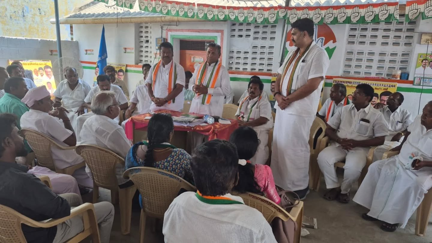 ತಮಿಳುನಾಡು ಚುನಾವಣೆ: ಆತೂರು ಕ್ಷೇತ್ರದಲ್ಲಿ ಕಾಂಗ್ರೆಸ್ ಅಭ್ಯರ್ಥಿ ಪರ ಅಬ್ಬರದ ಪ್ರಚಾರ