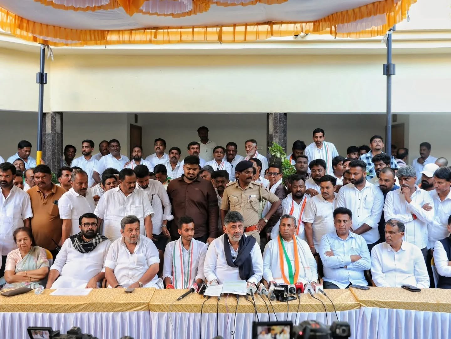 ದಾವಣಗೆರೆ ದಕ್ಷಿಣ ಉಪಚುನಾವಣೆ: ಕಾಂಗ್ರೆಸ್ ಅಭ್ಯರ್ಥಿ ಸಮರ್ಥ್ ಶಾಮನೂರು ಪರ ಕೆ.ಎಚ್. ಮುನಿಯಪ್ಪ ಅಬ್ಬರದ ಪ್ರಚಾರ