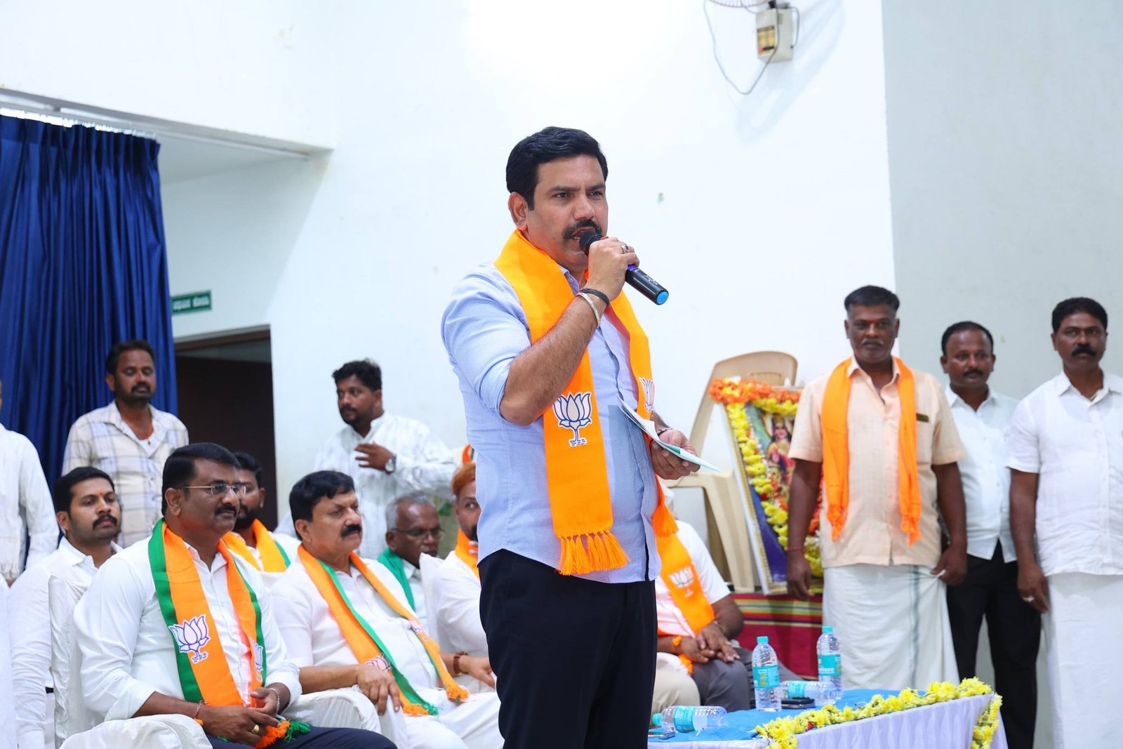 ದಾವಣಗೆರೆ ದಕ್ಷಿಣದಲ್ಲಿ ಬಿಜೆಪಿ ವಿಜಯದುಂದುಭಿ ನಿಶ್ಚಿತ: ಶೂನ್ಯ ಅಭಿವೃದ್ಧಿಯ ಕಾಂಗ್ರೆಸ್ಗೆ ಜನತೆ ಪಾಠ ಕಲಿಸಲಿದ್ದಾರೆ – ಬಿ.ವೈ. ವಿಜಯೇಂದ್ರ